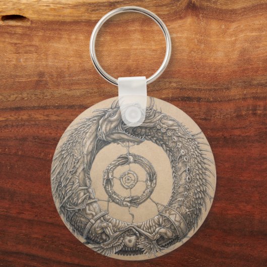 sleutelketen van Ouroboros Sleutelhanger (Voorkant)