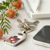 sleutelketen van wijnovers sleutelhanger (Zijkant)