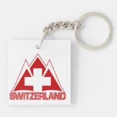 sleutelketen van ZWITSERLAND Sleutelhanger (Achterkant)