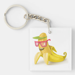 sleutelketen voor banaanfunky sleutelhanger