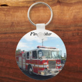 sleutelketen voor brandweerauto sleutelhanger (Voorkant)