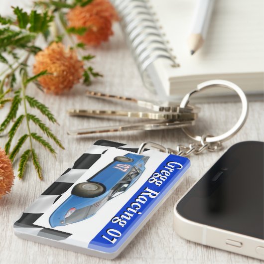 Sleutelketen voor rackauto sleutelhanger (Voorkant Rechts)