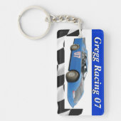 Sleutelketen voor rackauto sleutelhanger (Voorkant)