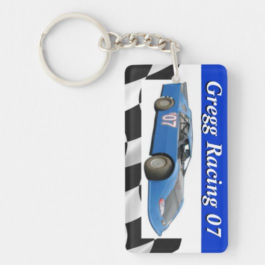 Sleutelketen voor rackauto sleutelhanger (Voorkant)