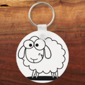 sleutelketen voor schapen sleutelhanger (Voorkant)