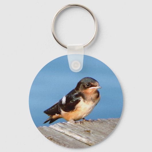 sleutelketting van Barn Swallow metal Sleutelhanger (Voorkant)