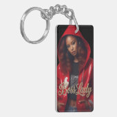 Sleutelketting van Boss Lady Acryl Sleutelhanger (Voorkant Links)