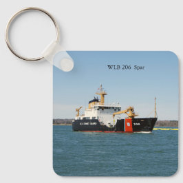 sleutelketting van spar metaal sleutelhanger