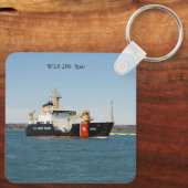 sleutelketting van spar metaal sleutelhanger (Achterkant)