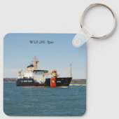 sleutelketting van spar metaal sleutelhanger (Achterkant)