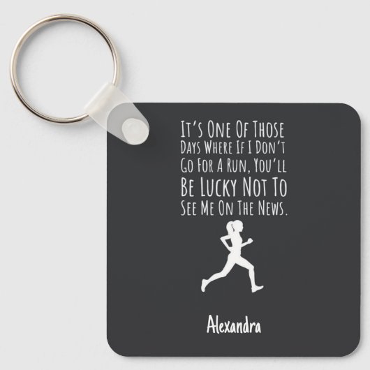 Sleutelketting voor hardlopers Funny Geschenken vo Sleutelhanger (Voorkant)