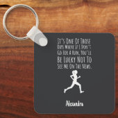 Sleutelketting voor hardlopers Funny Geschenken vo Sleutelhanger (Voorkant)