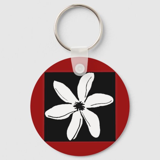 sleutelketting voor tiare bloemen sleutelhanger (Voorkant)