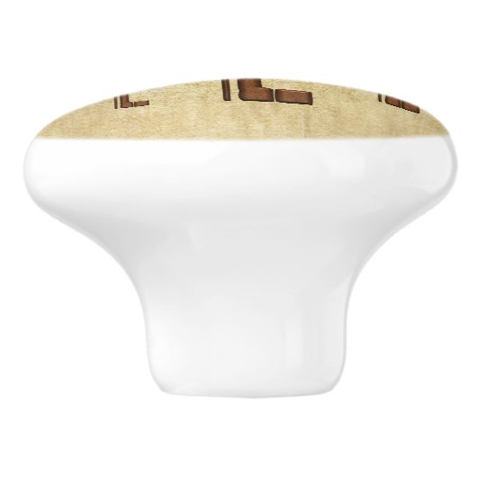 Sleutelknop voor koperskelet keramische knop (Zijkant)