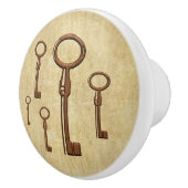 Sleutelknop voor koperskelet keramische knop (Rechts)