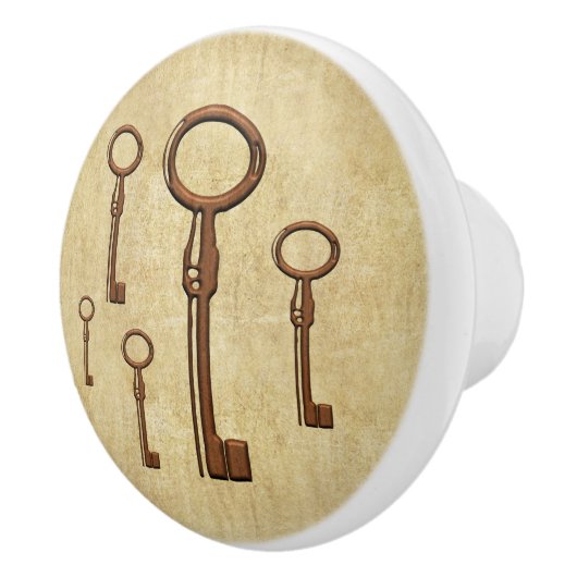 Sleutelknop voor koperskelet keramische knop (Rechts)