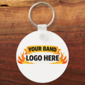 🎵 Sleutelkoord met merchandise van band | Logo va Sleutelhanger (Voorkant)