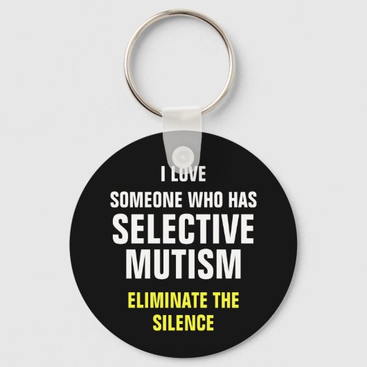 Sleutelkoord Selectief Mutisme Sleutelhanger (Voorkant)