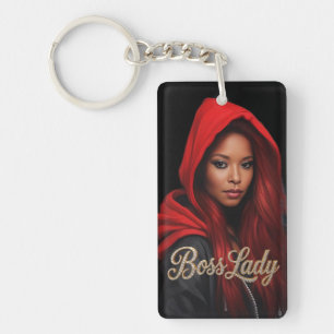 Sleutelkoord van Boss Lady Acryl Sleutelhanger