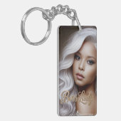 Sleutelkoord van Boss Lady Acryl Sleutelhanger (Voorkant Links)