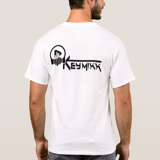 SLEUTELMIX. Officiële Basic Donker T-shirt (Achterkant)