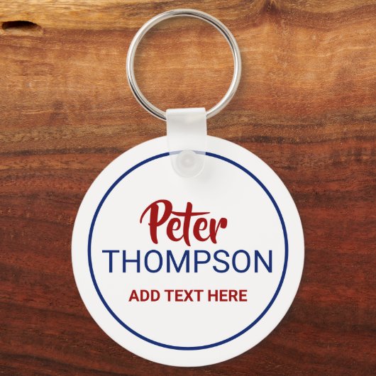 sleutelnaam sleutelhanger (Voorkant)