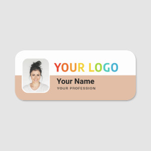 Sleutelnaam Tag of Magnetisch met Logo, Foto