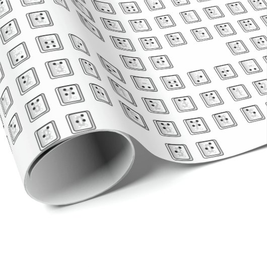 Sleutelnummers van de braille-computer cadeaupapier (Rol Hoek)