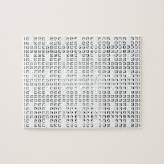 Sleutelnummers van de braille-computer legpuzzel (Horizontaal)