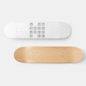 Sleutelnummers van de braille-computer persoonlijk skateboard (Horizontaal)
