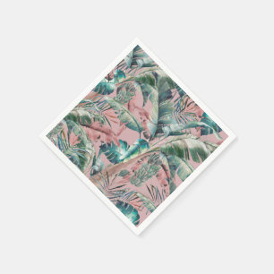  sleutelpapier van Largo Banana Palm Paper Napkins Servet