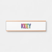 sleutelplaatontwerp deurbordje (Voorkant)