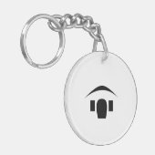 Sleutelpoort "Kom met me mee leven" Sleutelhanger (Voorkant Links)