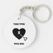 Sleutelpoort "Kom met me mee leven" Sleutelhanger (Achterkant)