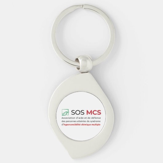 Sleutelpoort van SOS MCS-metaal Sleutelhanger (Voorkant)