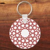 Sleutelportret Marocaanse mozaïek Rood MAMLUK Sleutelhanger (Voorkant)
