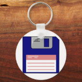 Sleutelring Floppy Disk Sleutelhanger (Voorkant)
