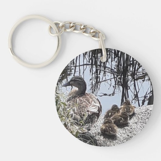 Sleutelring met kanaalthema sleutelhanger (Voorkant)