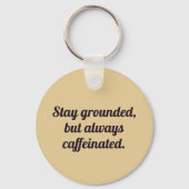 Sleutelring met koffieboon-icoon sleutelhanger (Achterkant)