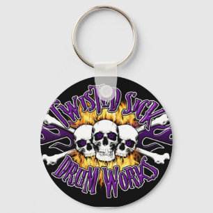 SLEUTELRING MET TWEE SICK SLEUTELHANGER