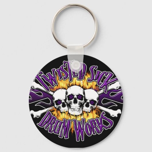 SLEUTELRING MET TWEE SICK SLEUTELHANGER (Voorkant)