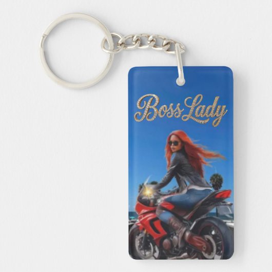 Sleutelring van Acryl Boss Dame Sleutelhanger (Voorkant)