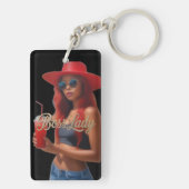 Sleutelring van acryl Boss Lady Sleutelhanger (achterkant)