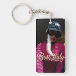 Sleutelring van Acryl voor de Baas Dame Sleutelhanger