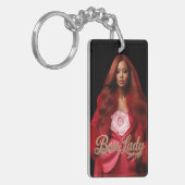 Sleutelring van Boss Lady Acryl Sleutelhanger (Voorkant Links)