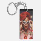 Sleutelring van Boss Lady Acryl Sleutelhanger (Voorkant Links)