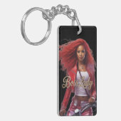 Sleutelring van Boss Lady Acryl Sleutelhanger (Voorkant Links)