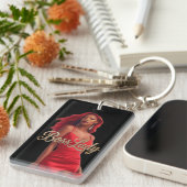 Sleutelring van Boss Lady Acryl Sleutelhanger (Voorkant Rechts)