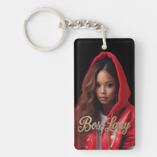 Sleutelring van Boss Lady Acryl Sleutelhanger