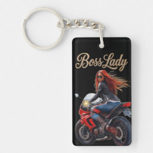 Sleutelring van Boss Lady Acryl Sleutelhanger